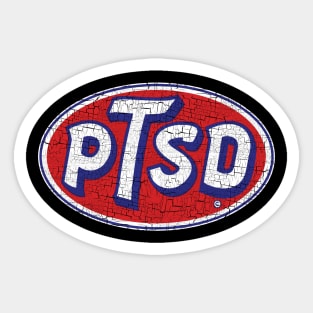 P.T.S.D. Sticker